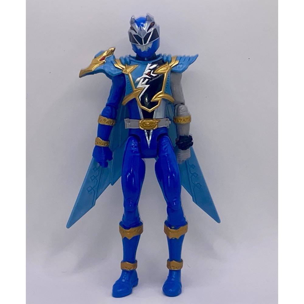 Power Rangers Dino Fury Blue Ranger 6" Action Figure 2021 Hasbro